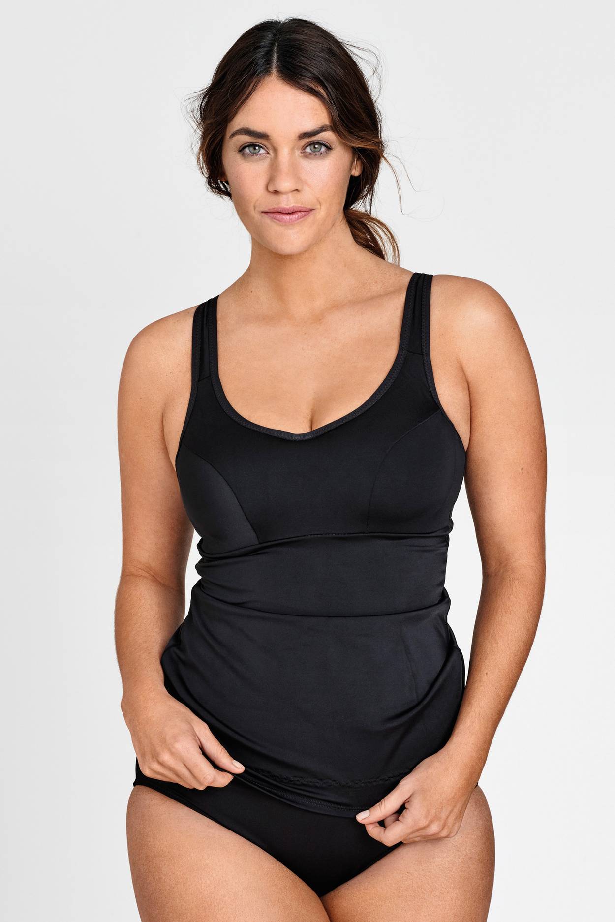 Tankini long, galbant