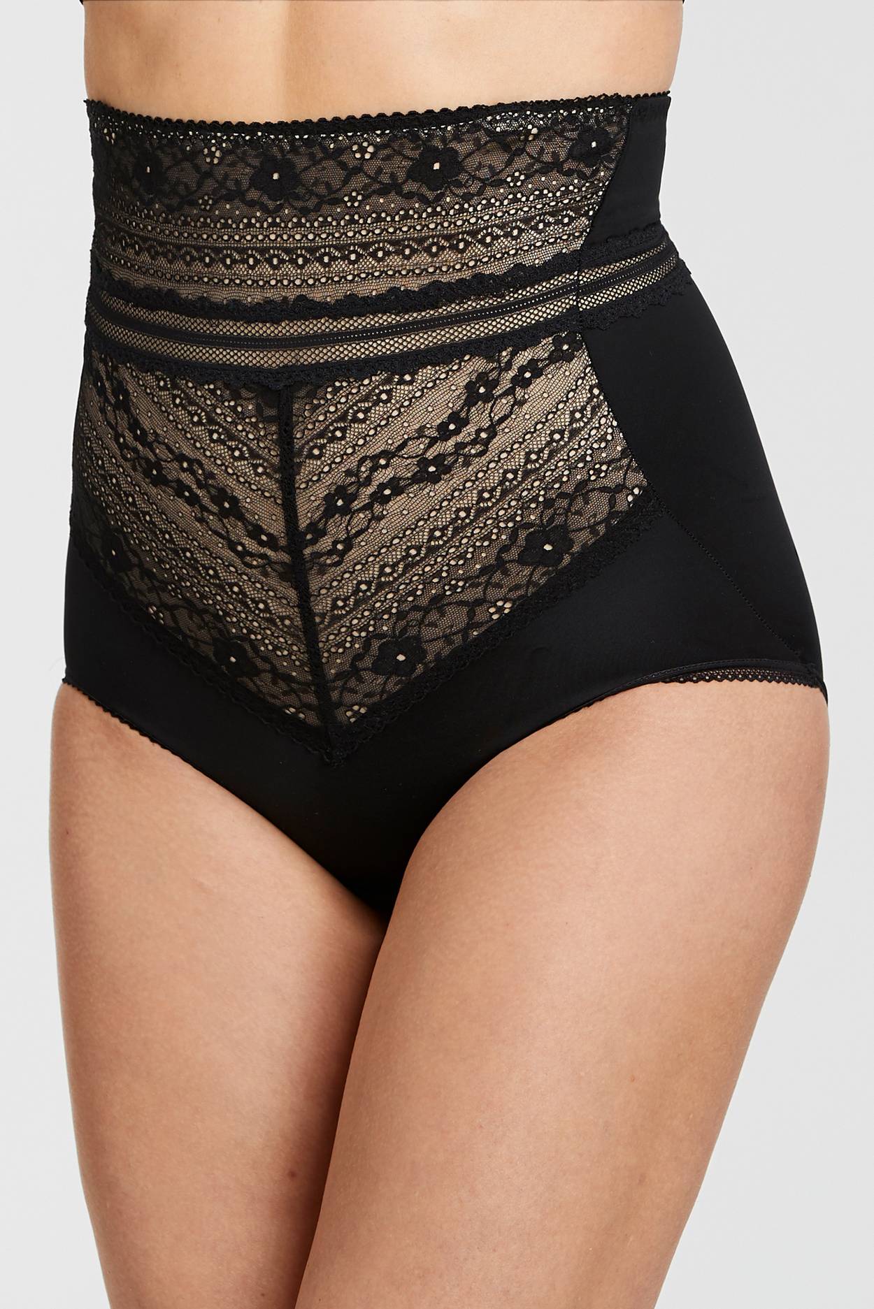 Lace Vision Miederhose mit hoher Taille