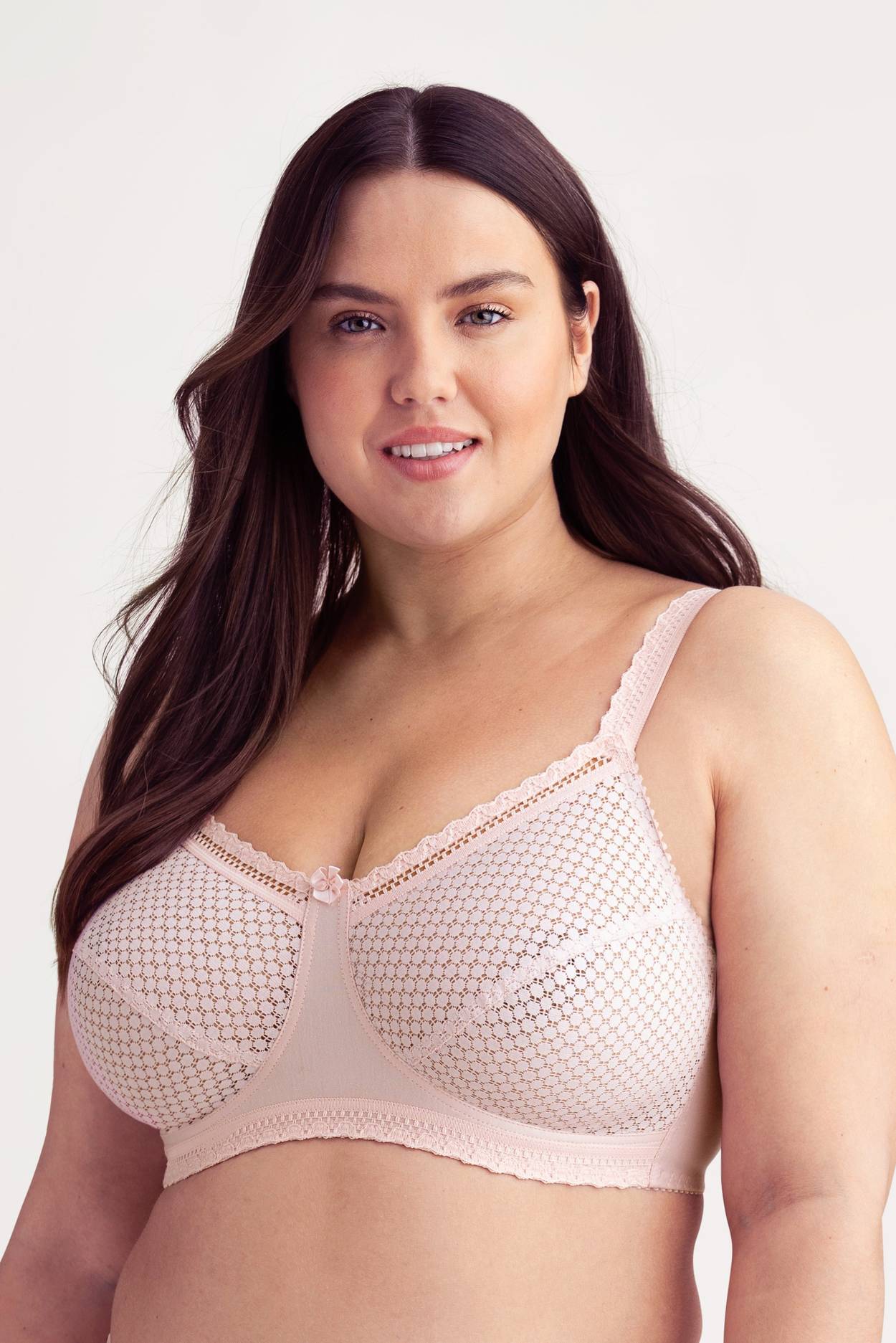 Cotton Dots Lace bra