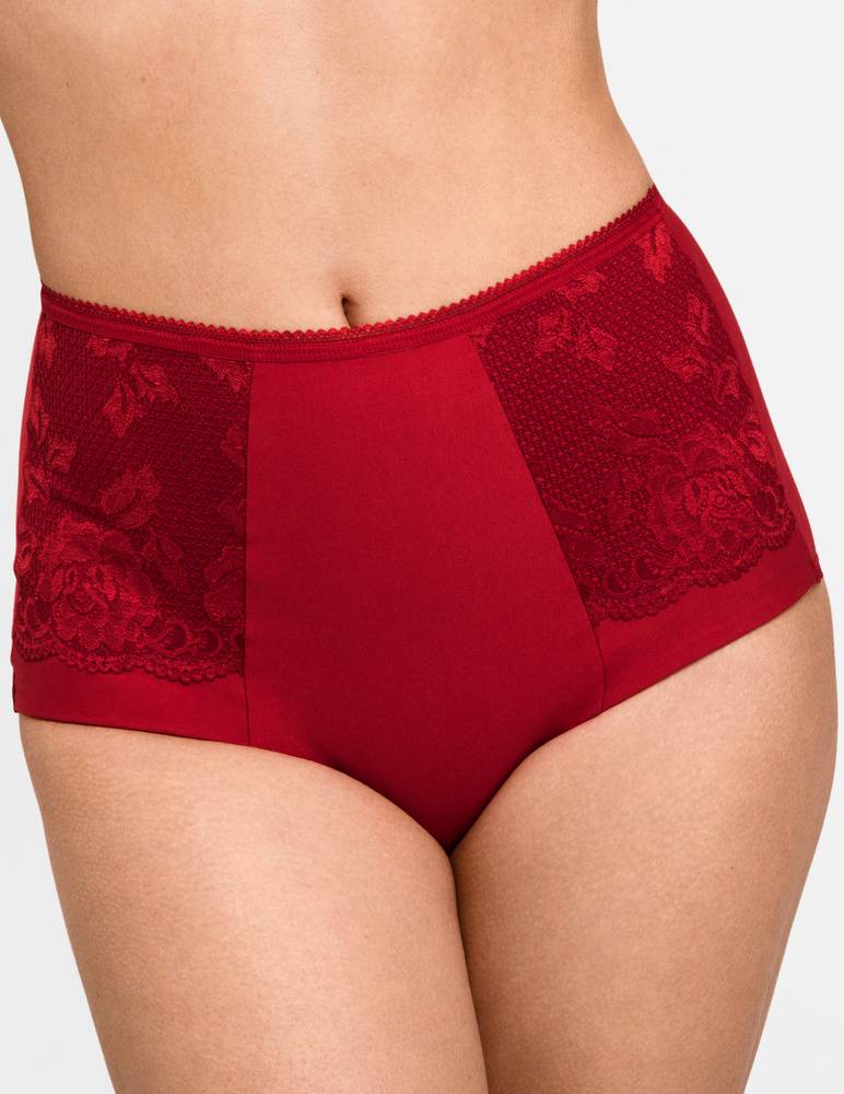 Lovely Lace panty girdle English Red